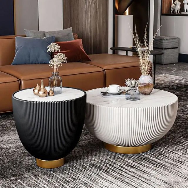 DUAL DRUM COFFEE TABLE - Silver Lake Premium