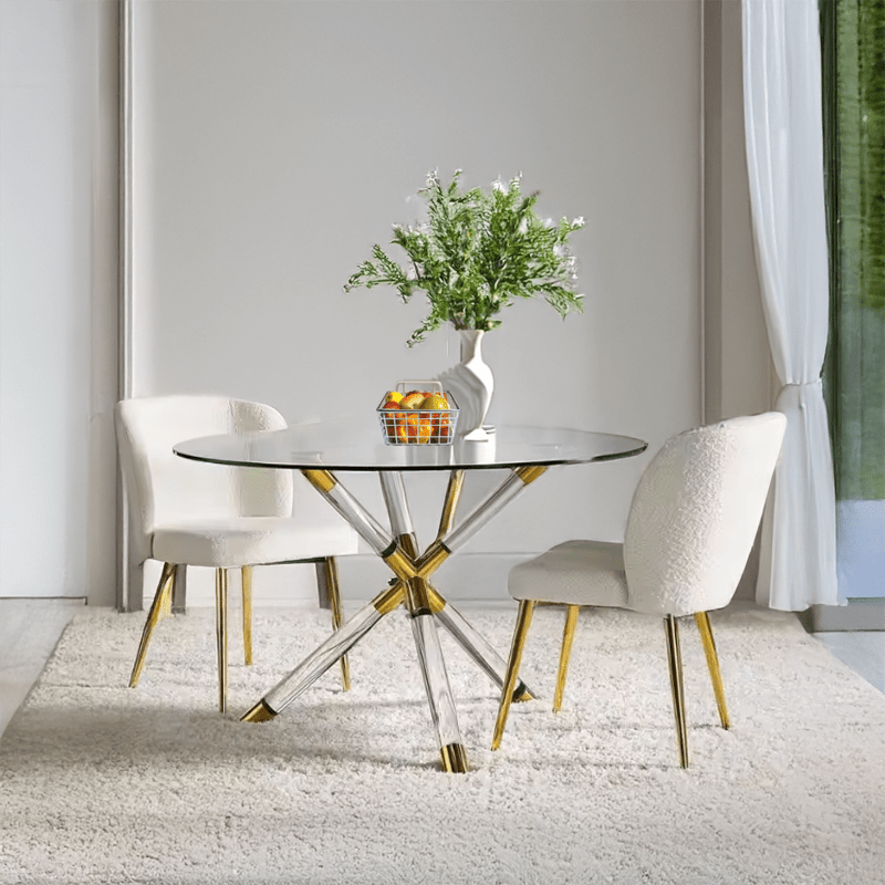 FROST ROUND DINING TABLE - Silver Lake Premium