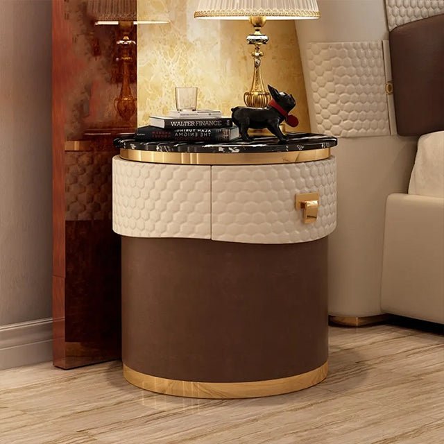 GOLDEN AURA SIDE TABLE - Silver Lake Premium