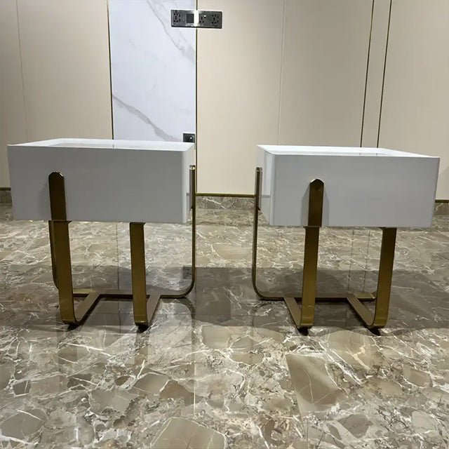 LUXURY MOONLIGHT SIDE TABLE - Silver Lake Premium